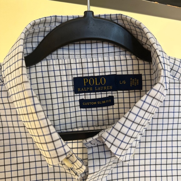 Polo by Ralph Lauren: Men's Custom Slim Fit Gingham Button Down - Picture 3 of 3